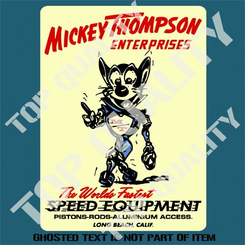 MICKEY THOMPSON DECAL STICKER Auto Tattoo Grafix