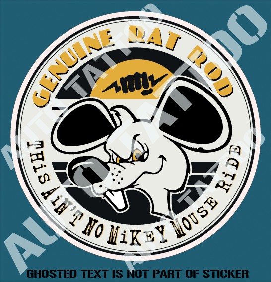 Rat Rod Decal Sticker – Auto Tattoo Grafix