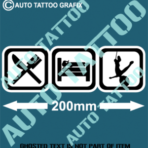 EAT SLEEP BUNJI DECAL STICKER