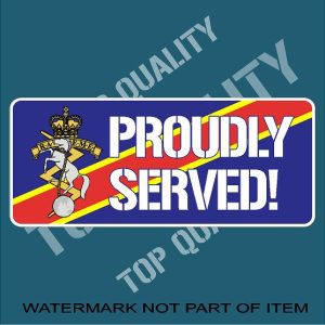 RAEME PROUDLY SERVED